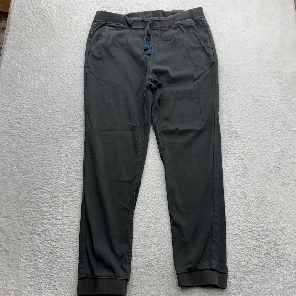Mugsy Jeans 606S Joggers Mens XL Charcoal Grey Stretch Drawstring Pants J1PNBB